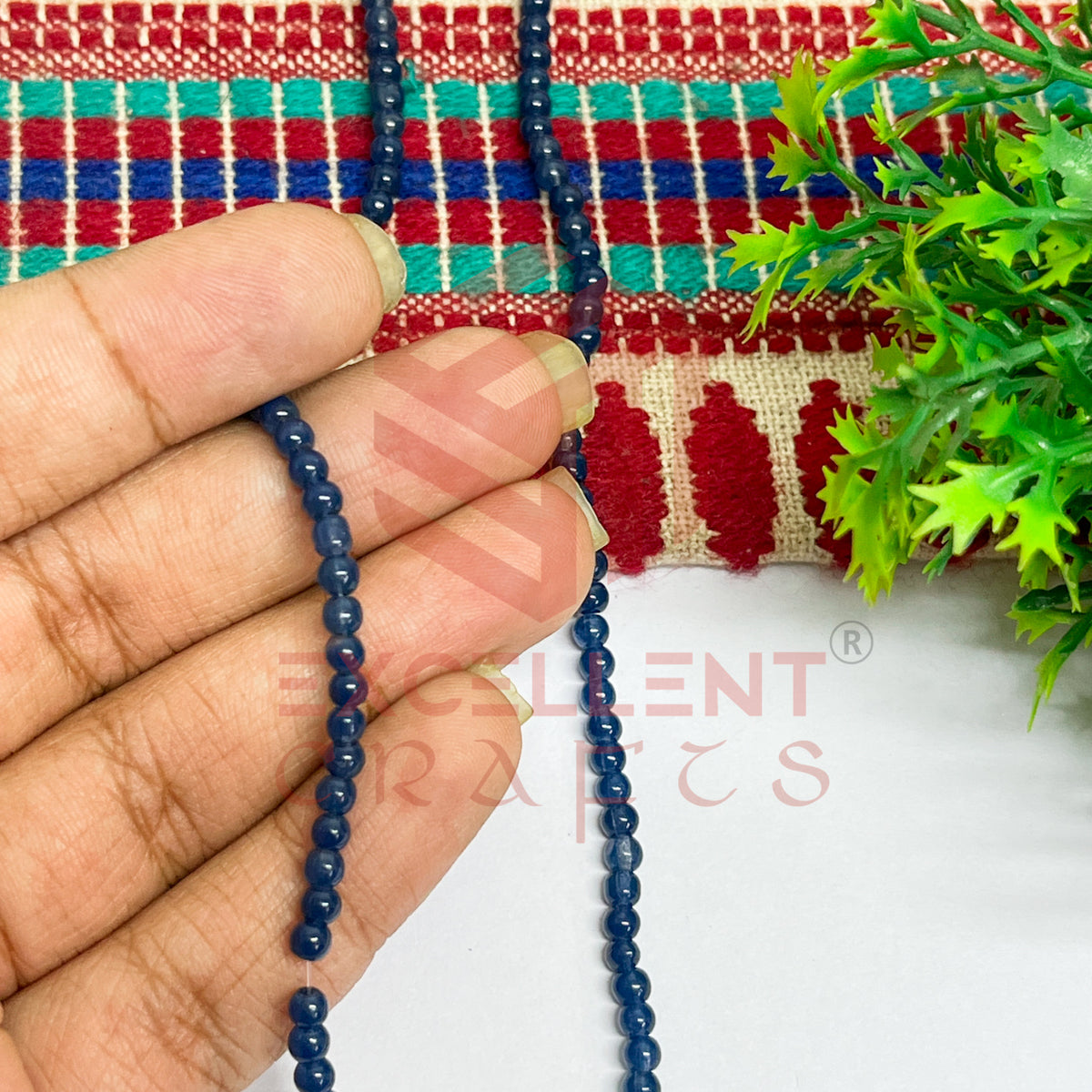 3mm Round Glass Beads (200 pcs)