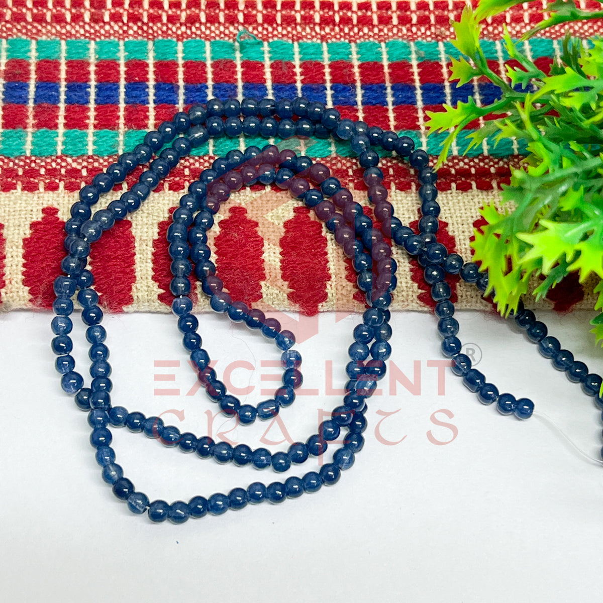 3mm Round Glass Beads (200 pcs)