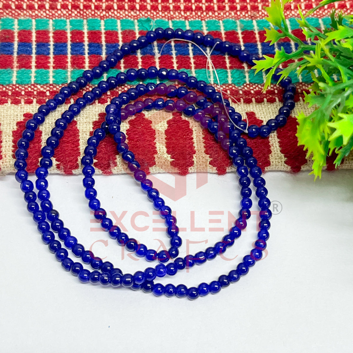 3mm Round Glass Beads (200 pcs)