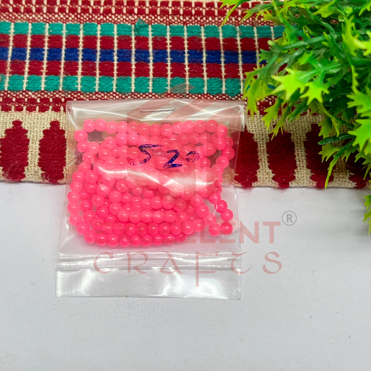 3mm Round Glass Beads (200 pcs)