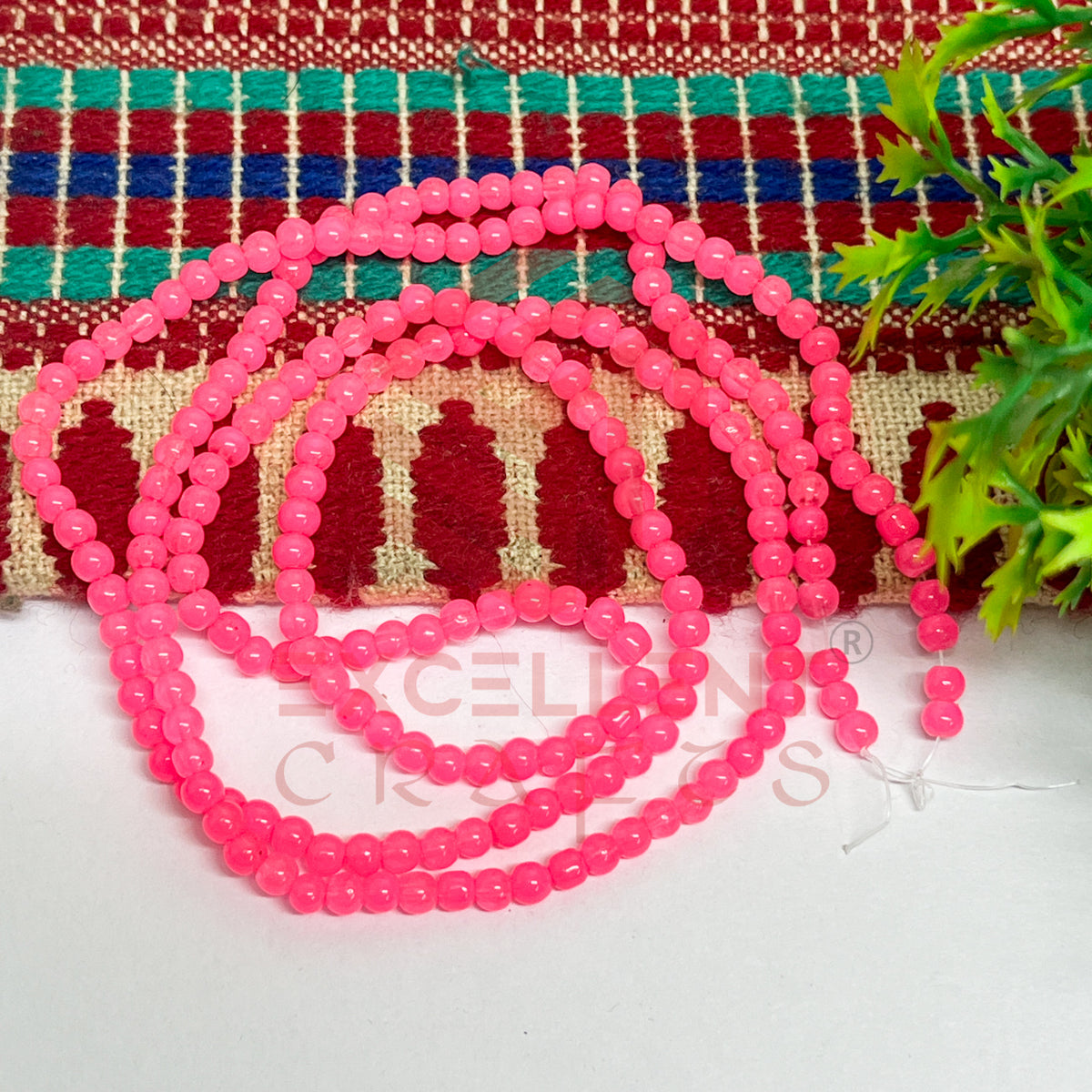 3mm Round Glass Beads (200 pcs)