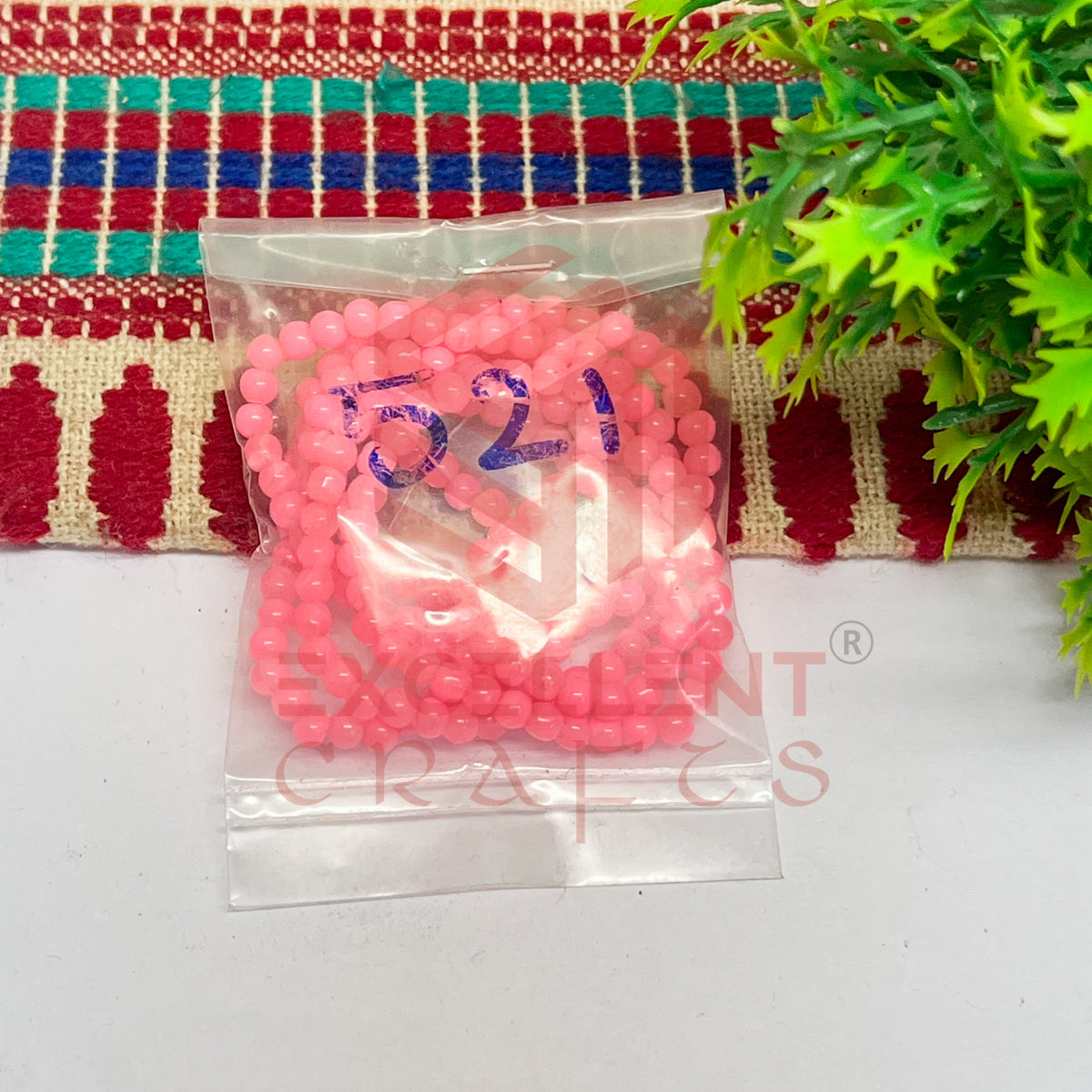 3mm Round Glass Beads (200 pcs)