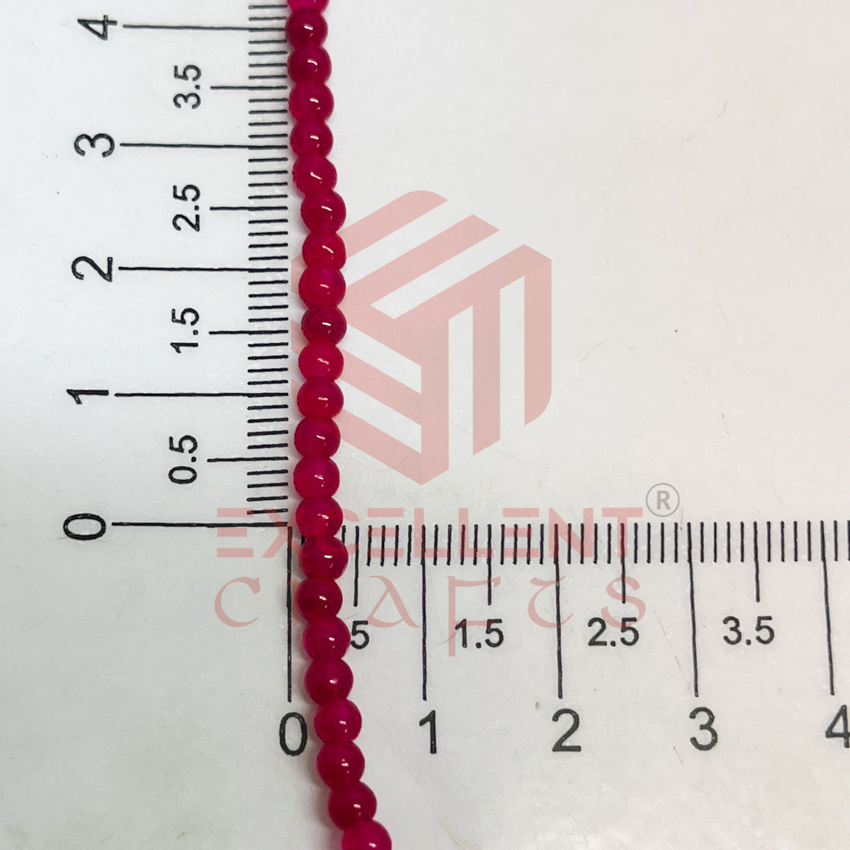 3mm Round Glass Beads (200 pcs)