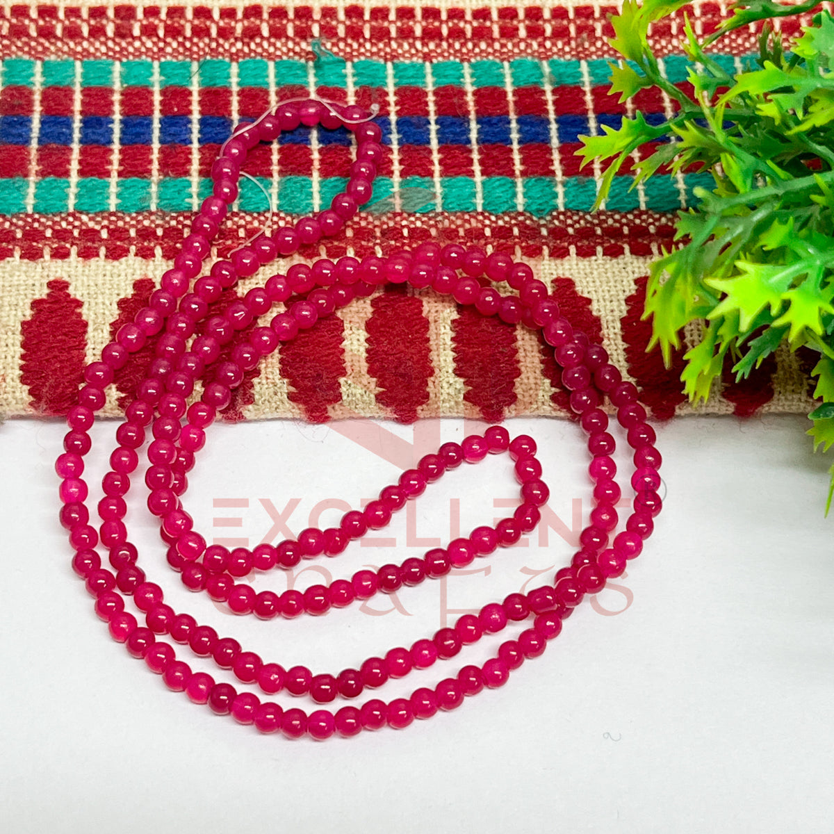 3mm Round Glass Beads (200 pcs)