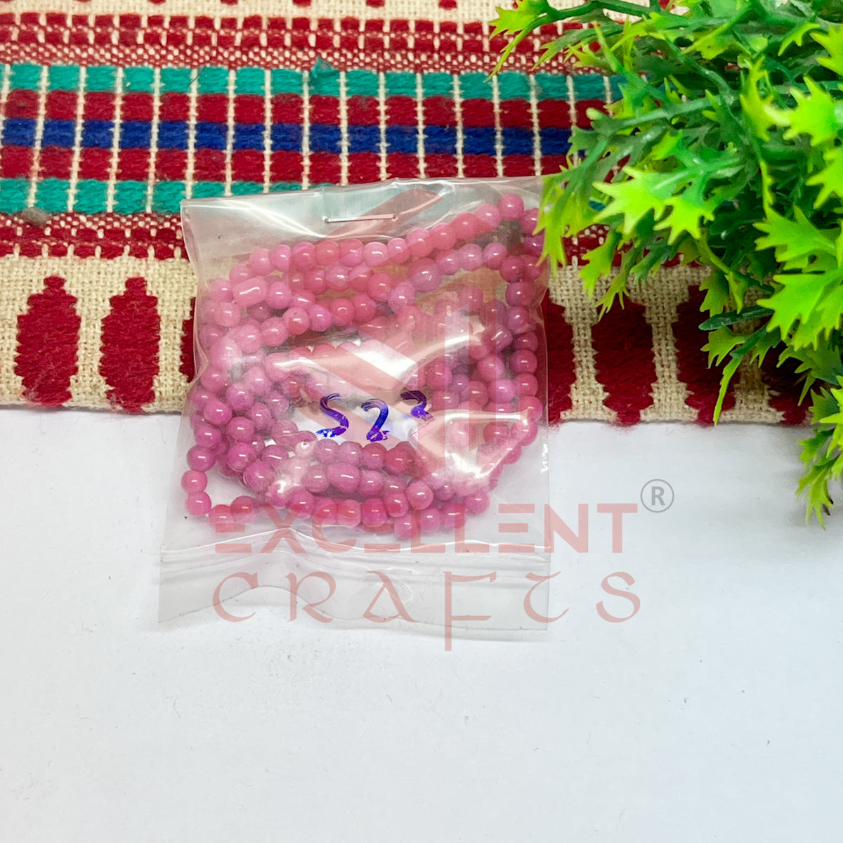 3mm Round Glass Beads (200 pcs)