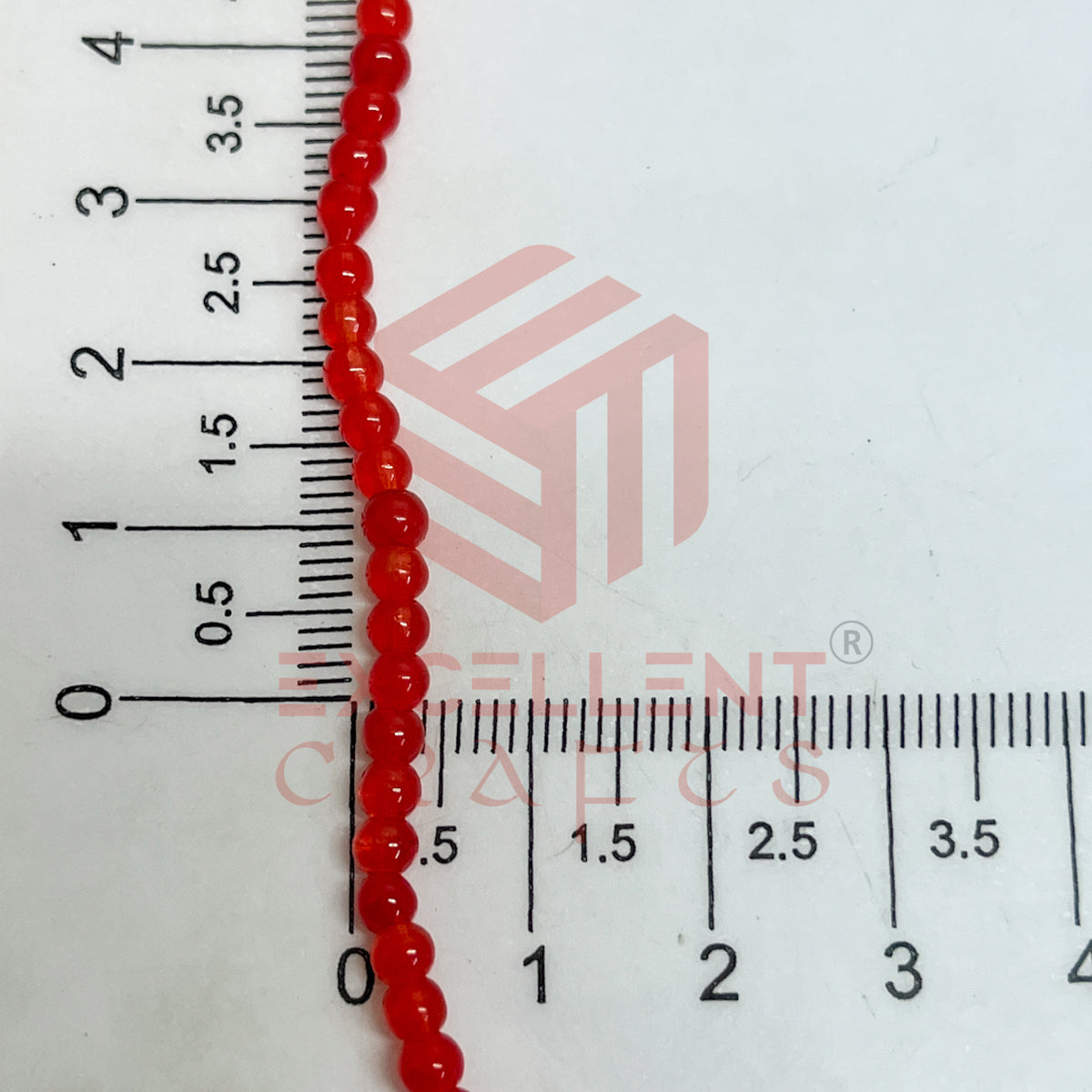 3mm Round Glass Beads (200 pcs)