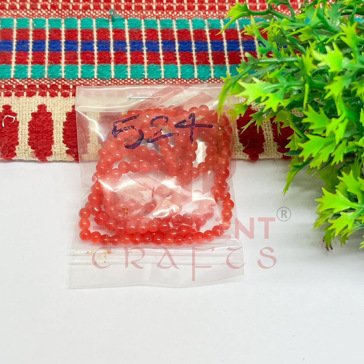 3mm Round Glass Beads (200 pcs)