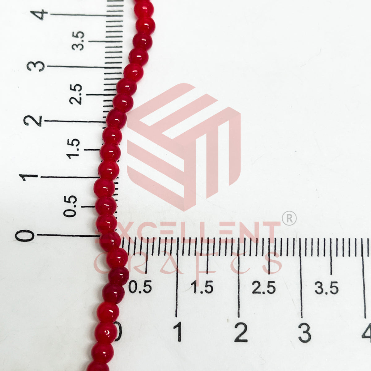 3mm Round Glass Beads (200 pcs)