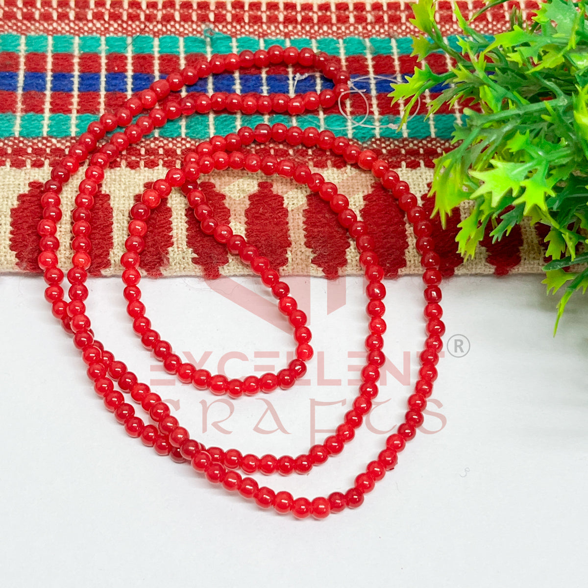 3mm Round Glass Beads (200 pcs)