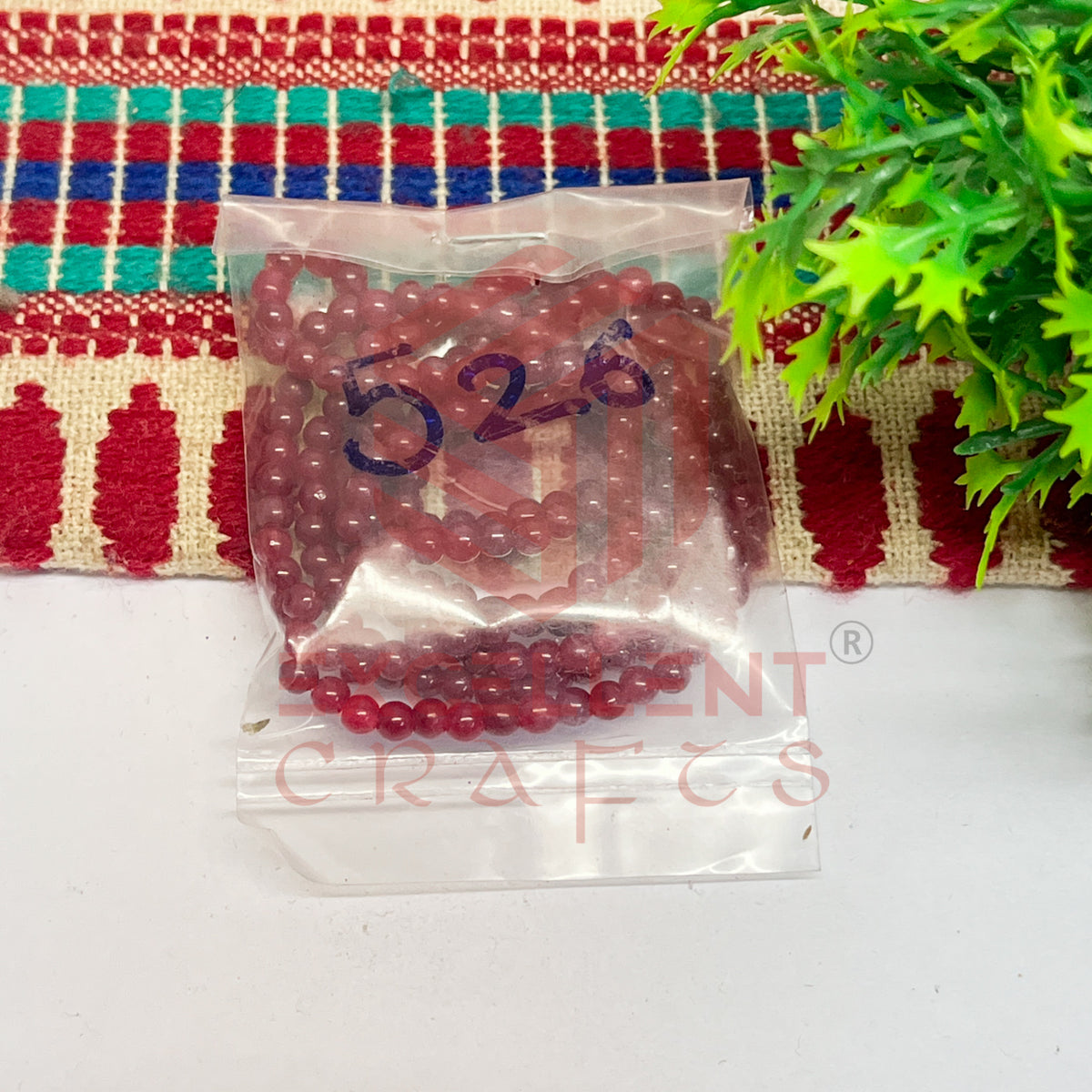 3mm Round Glass Beads (200 pcs)