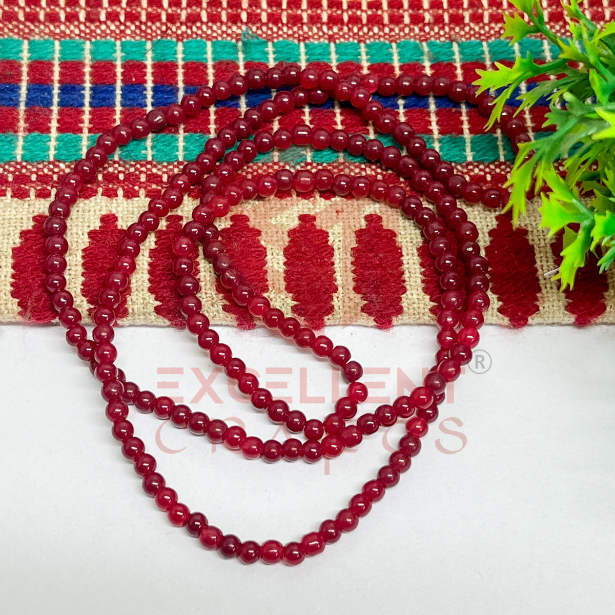 3mm Round Glass Beads (200 pcs)