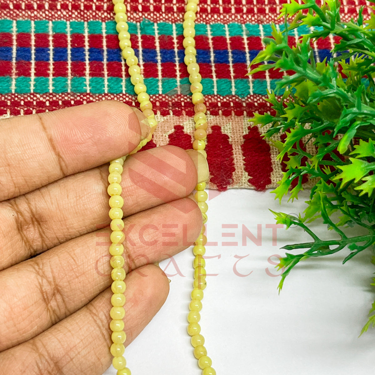 3mm Round Glass Beads (200 pcs)