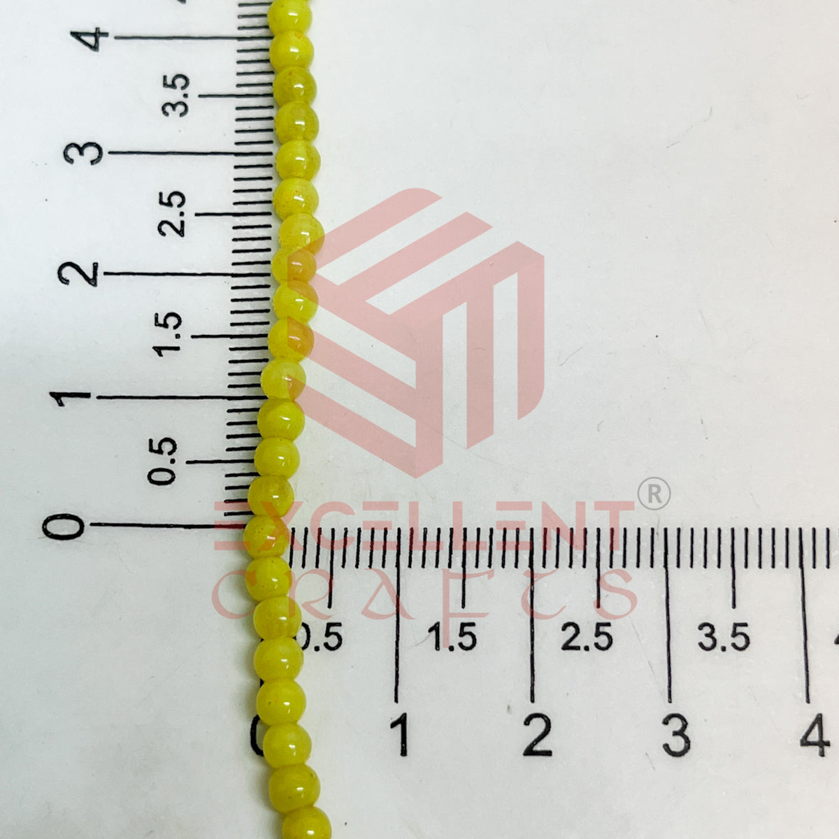 3mm Round Glass Beads (200 pcs)