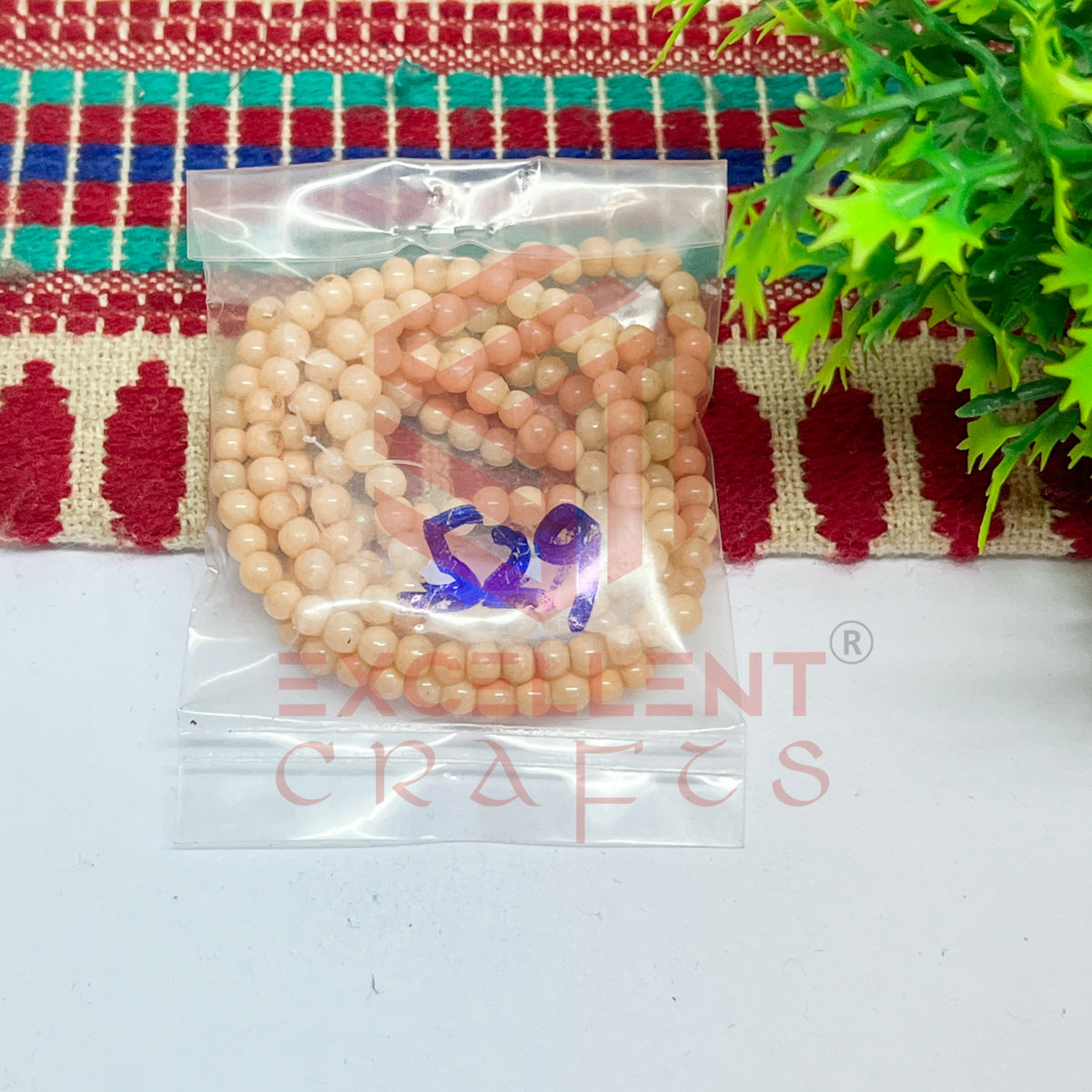 3mm Round Glass Beads (200 pcs)