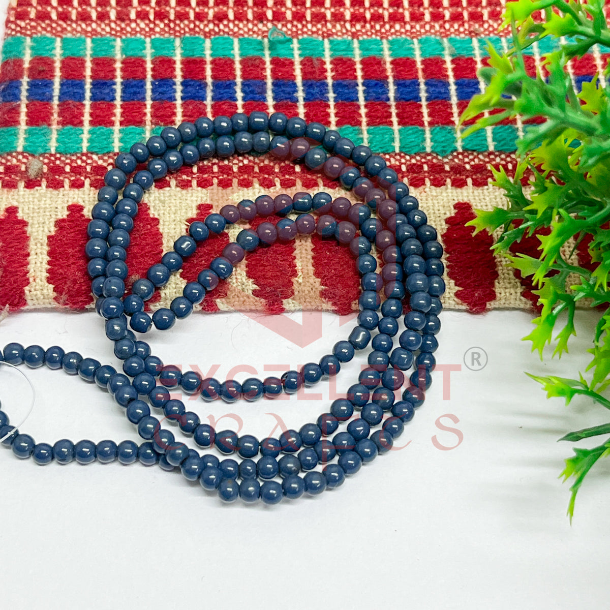 3mm Round Glass Beads (200 pcs)