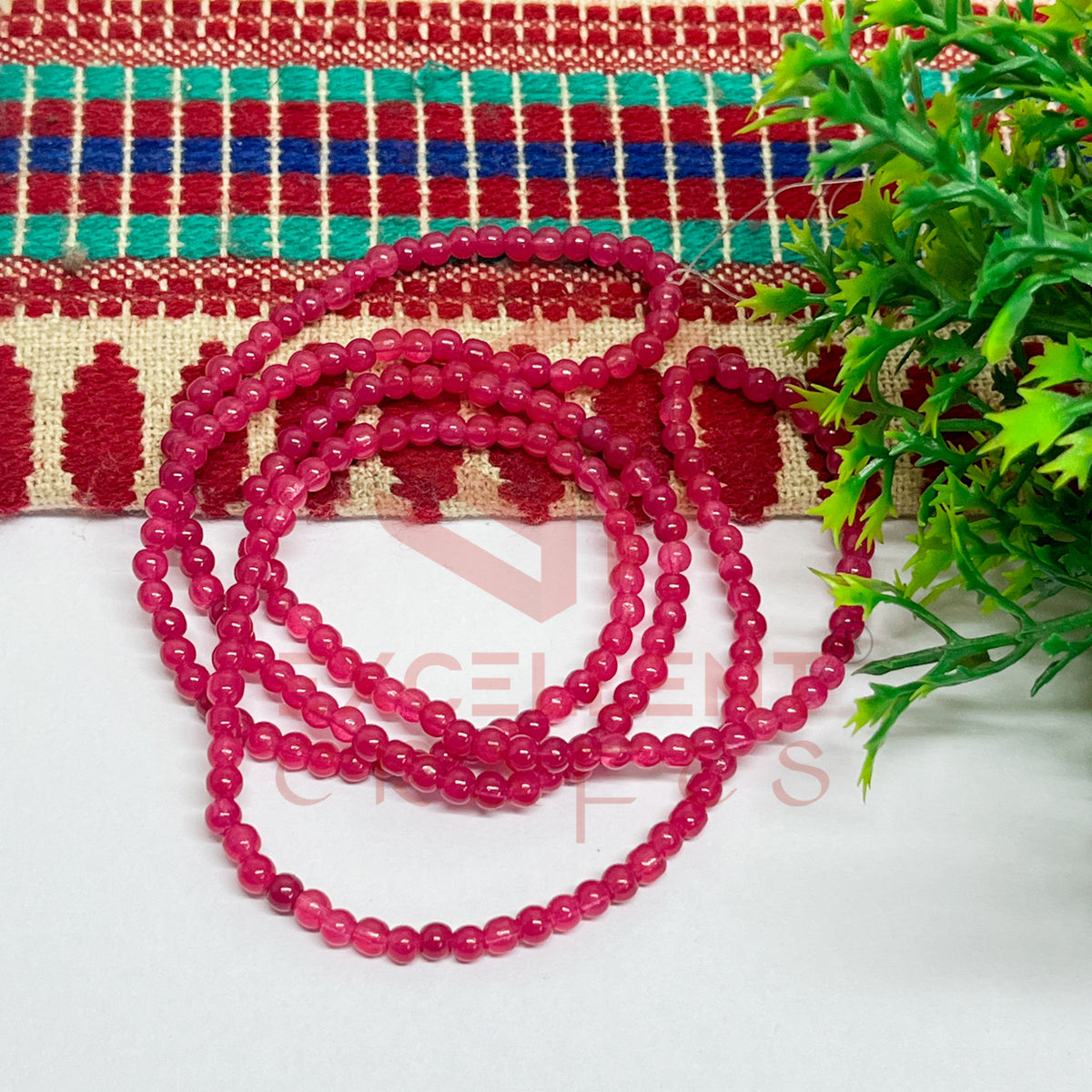 3mm Round Glass Beads (200 pcs)