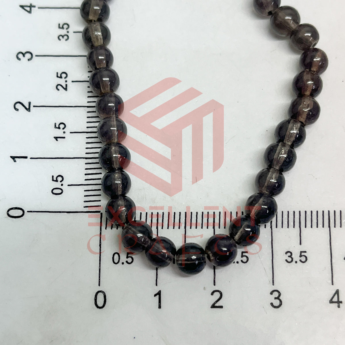 5mm Round Glass Beads (200 pcs)