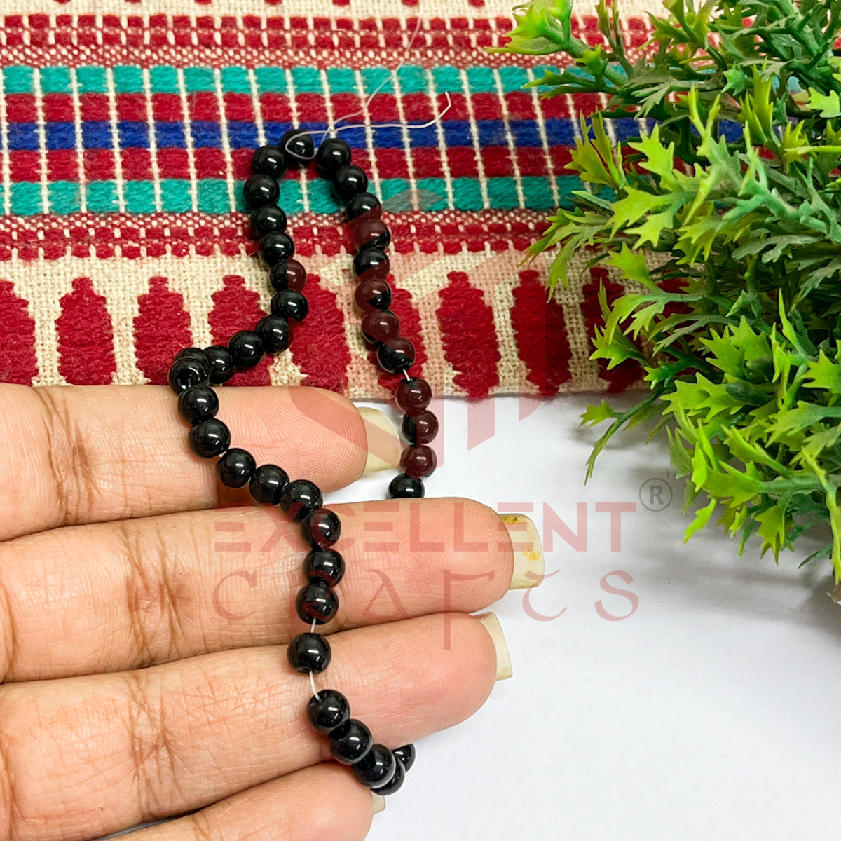 5mm Round Glass Beads (200 pcs)