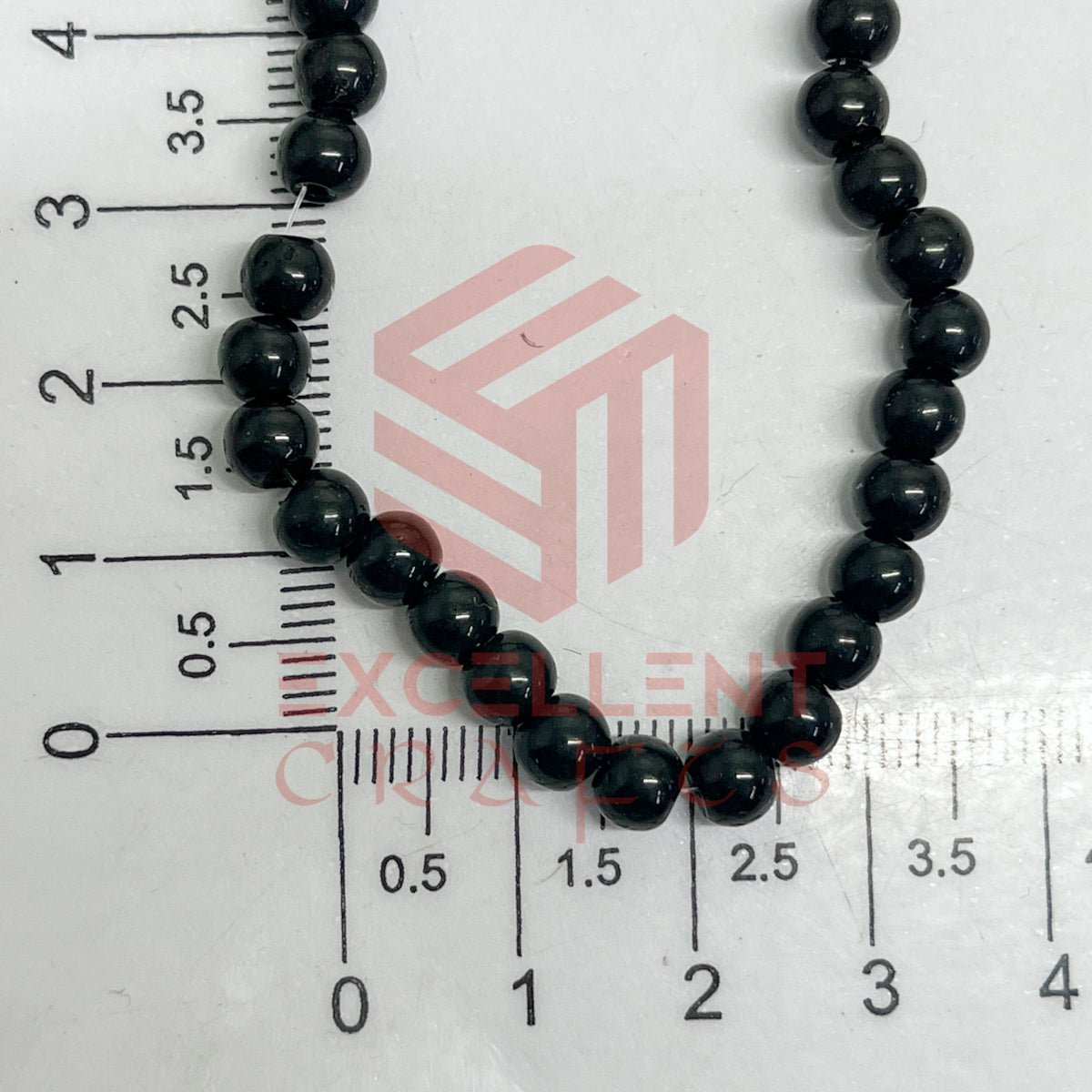 5mm Round Glass Beads (200 pcs)