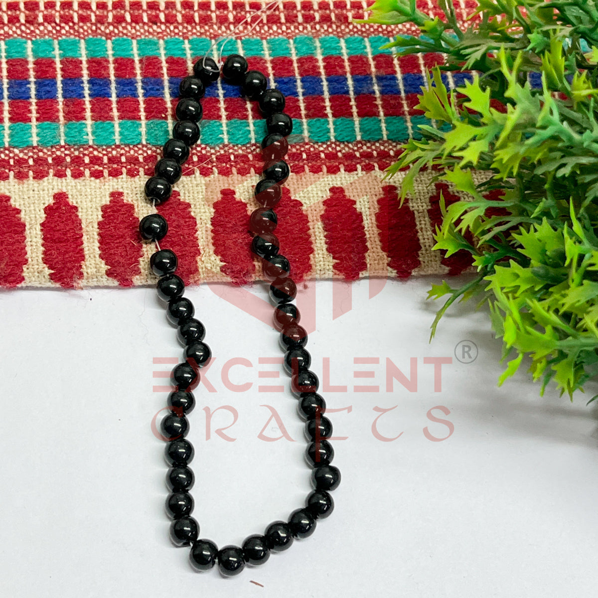 5mm Round Glass Beads (200 pcs)