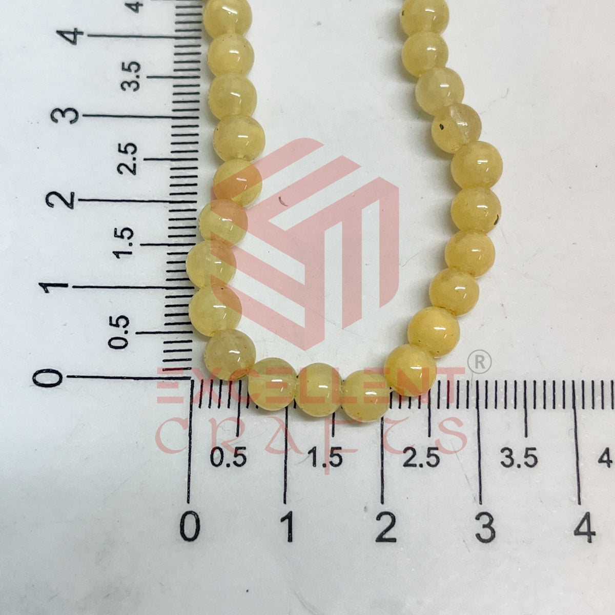 5mm Round Glass Beads (200 pcs)