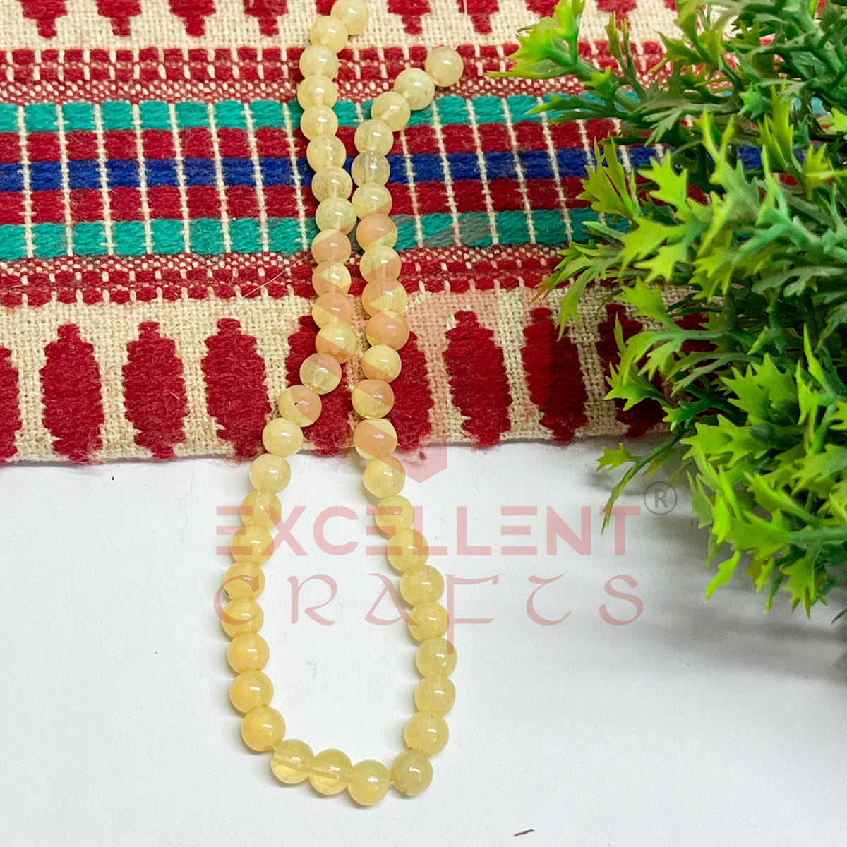 5mm Round Glass Beads (200 pcs)