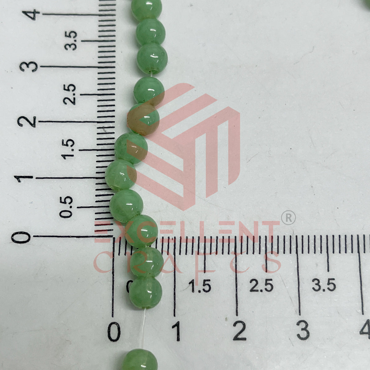 5mm Round Glass Beads (200 pcs)
