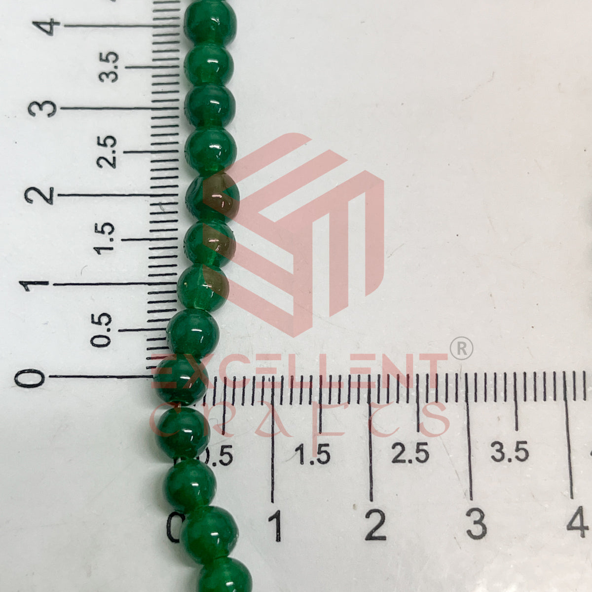5mm Round Glass Beads (200 pcs)