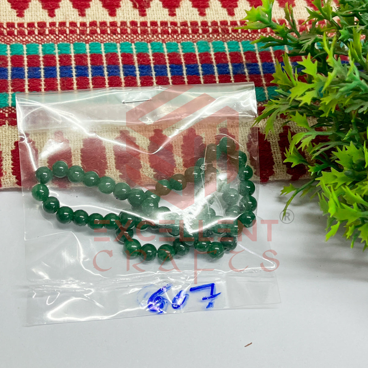 5mm Round Glass Beads (200 pcs)