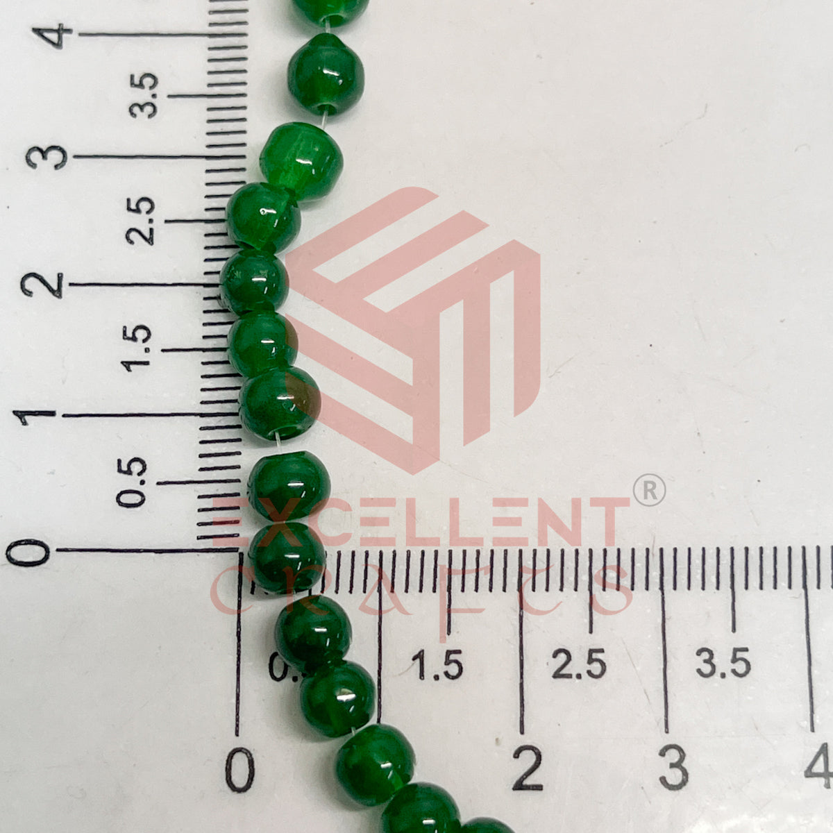 5mm Round Glass Beads (200 pcs)