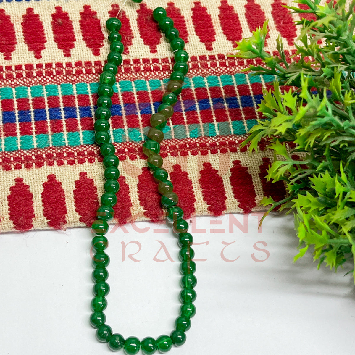 5mm Round Glass Beads (200 pcs)
