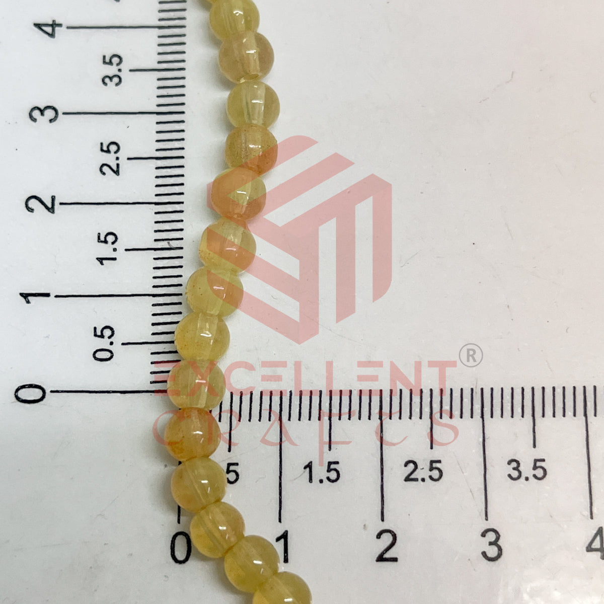 5mm Round Glass Beads (200 pcs)
