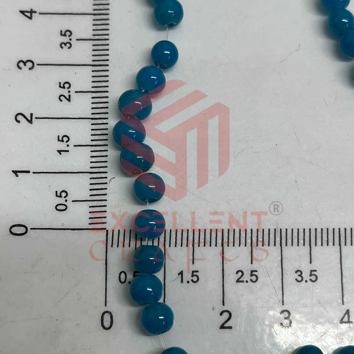 5mm Round Glass Beads (200 pcs)