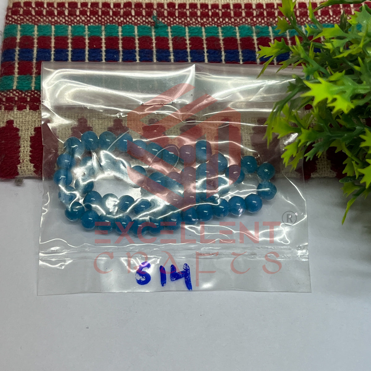 5mm Round Glass Beads (200 pcs)