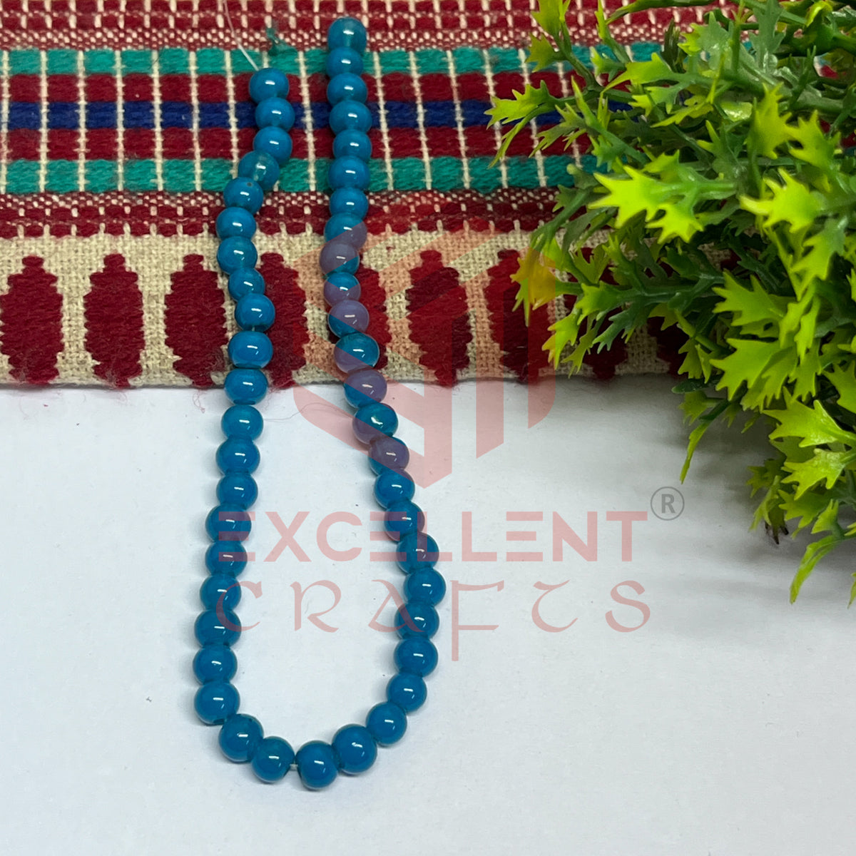 5mm Round Glass Beads (200 pcs)