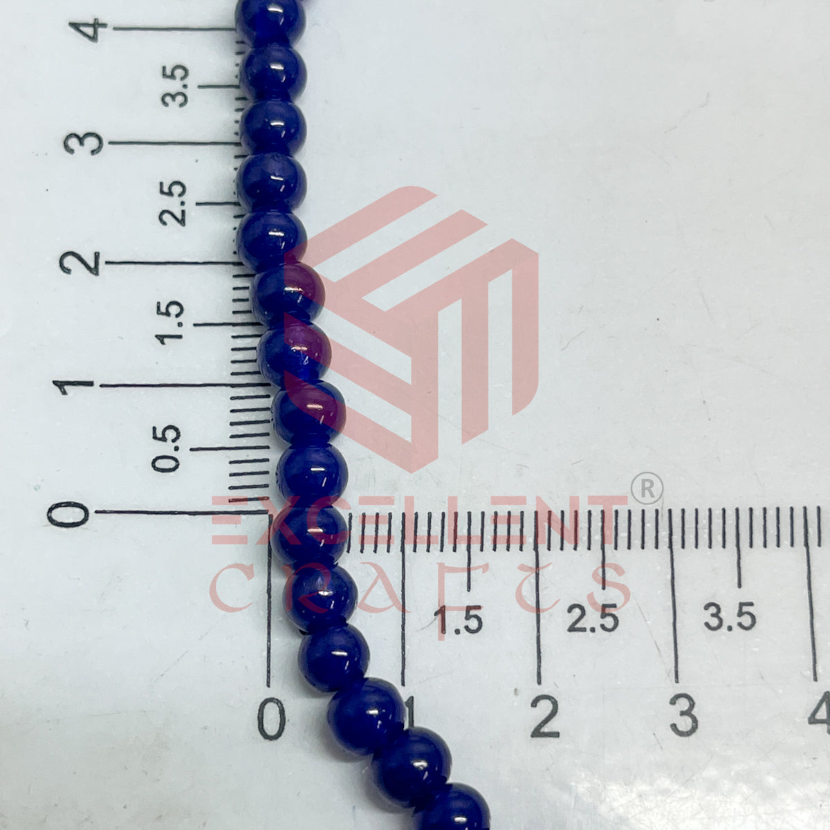 5mm Round Glass Beads (200 pcs)