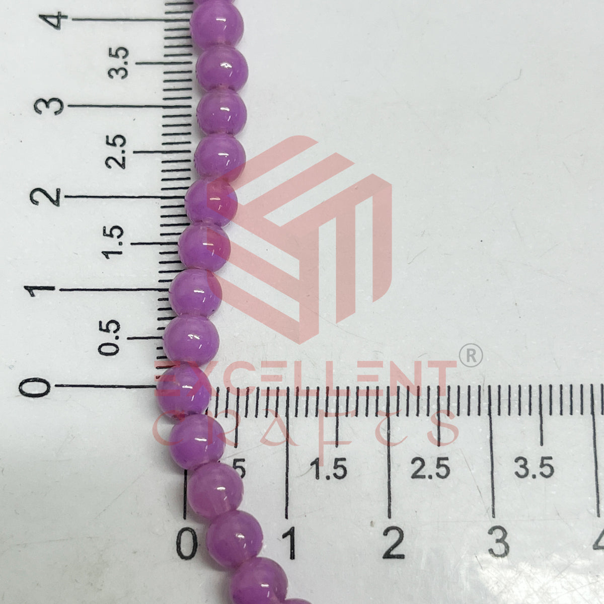 5mm Round Glass Beads (200 pcs)
