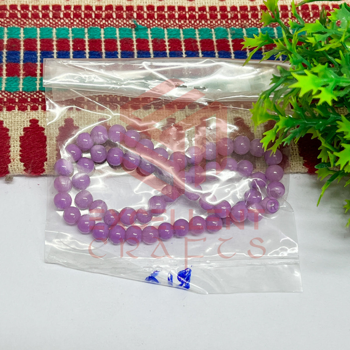 5mm Round Glass Beads (200 pcs)