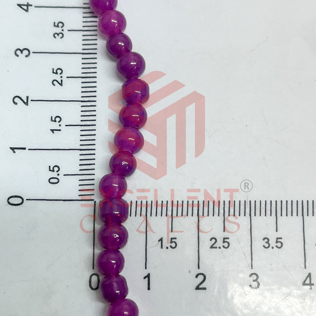 5mm Round Glass Beads (200 pcs)