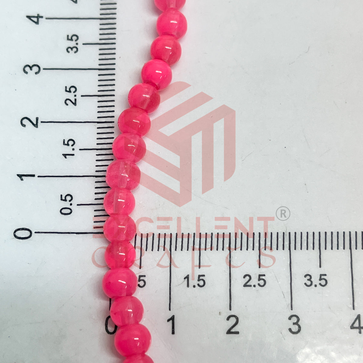 5mm Round Glass Beads (200 pcs)