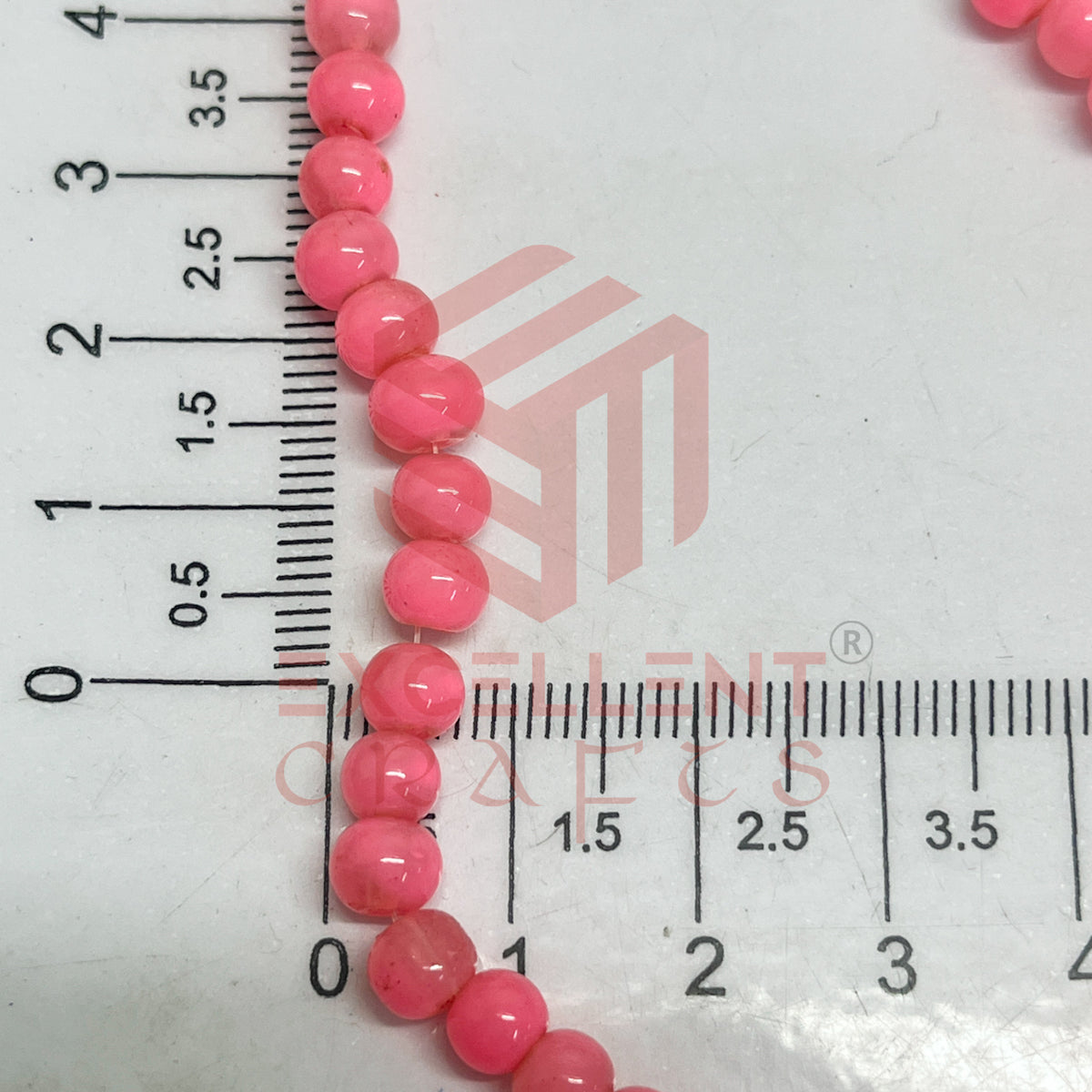 5mm Round Glass Beads (200 pcs)