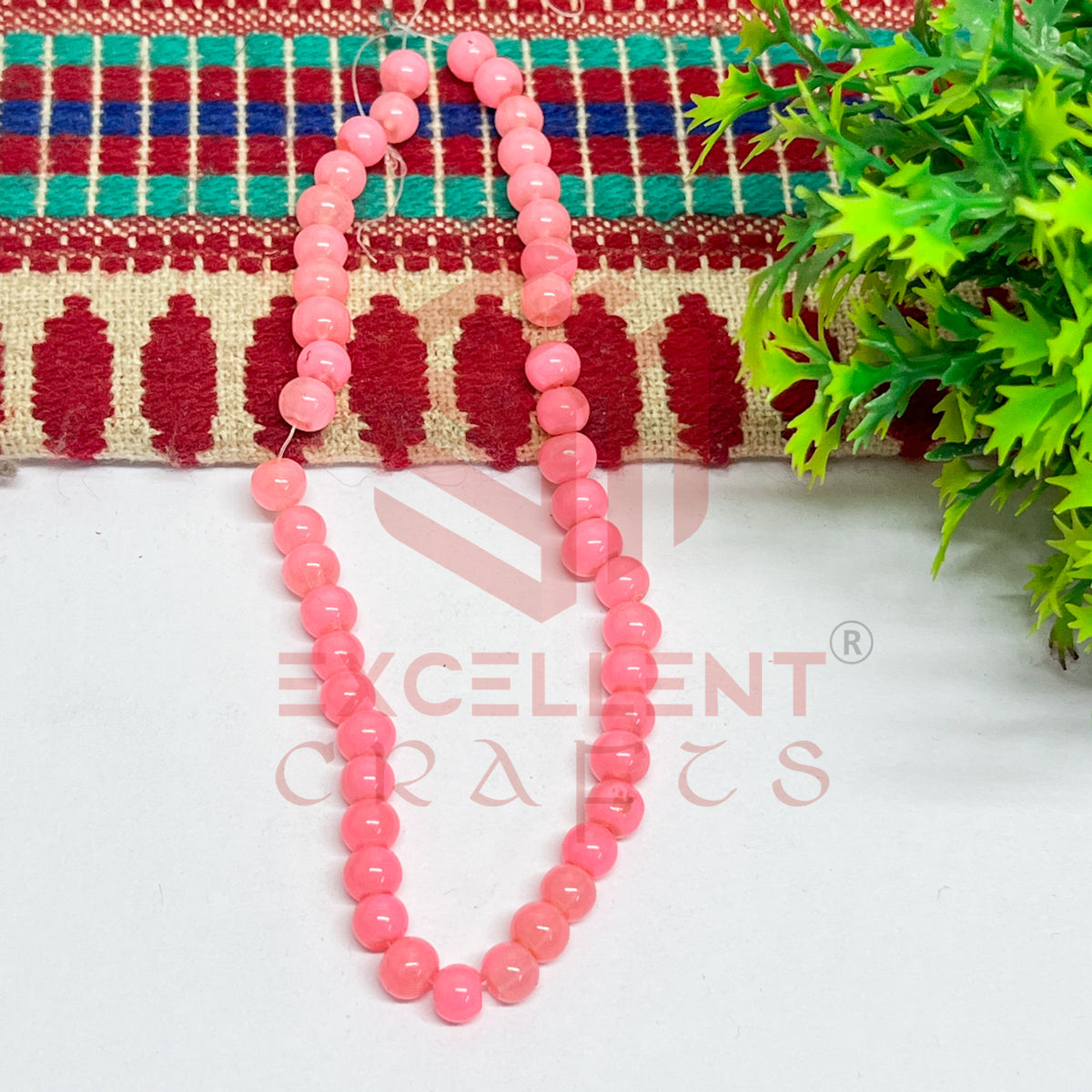 5mm Round Glass Beads (200 pcs)