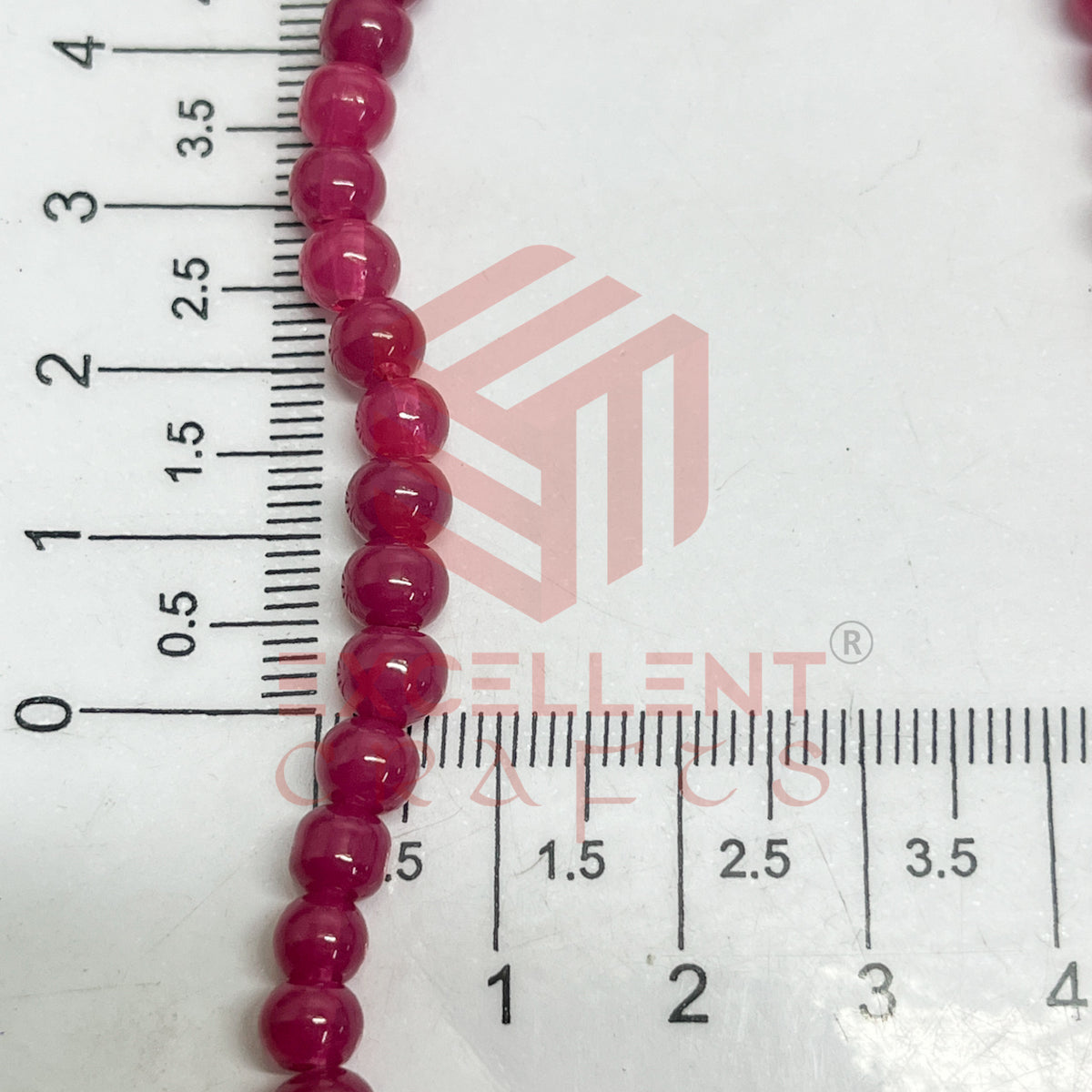 5mm Round Glass Beads (200 pcs)