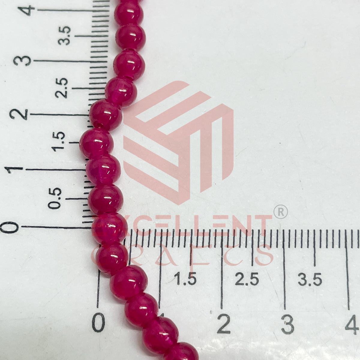 5mm Round Glass Beads (200 pcs)