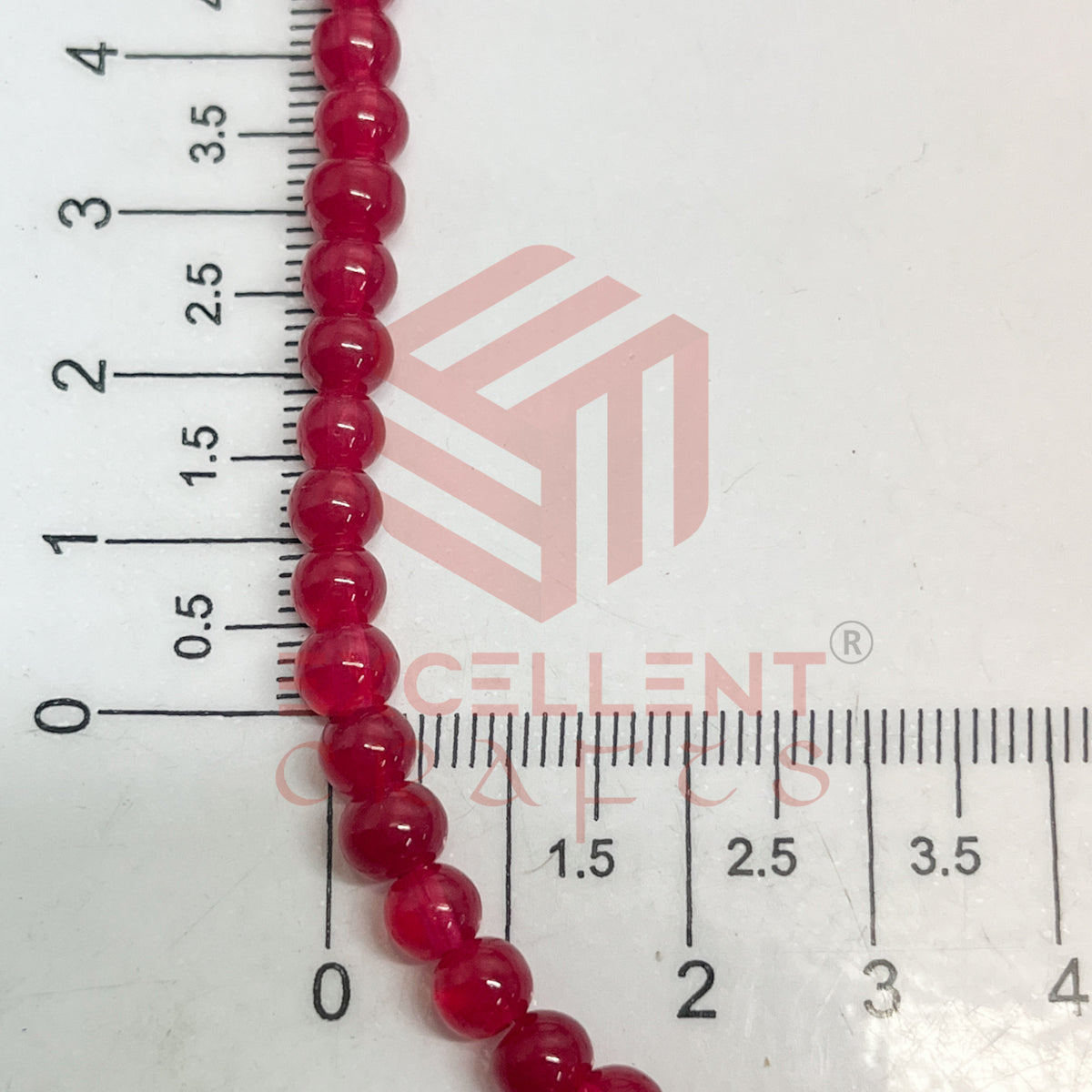 5mm Round Glass Beads (200 pcs)