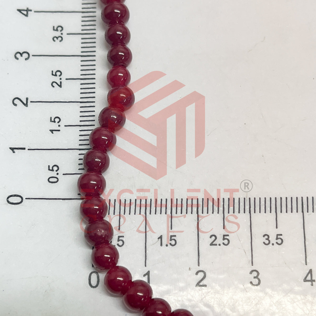 5mm Round Glass Beads (200 pcs)