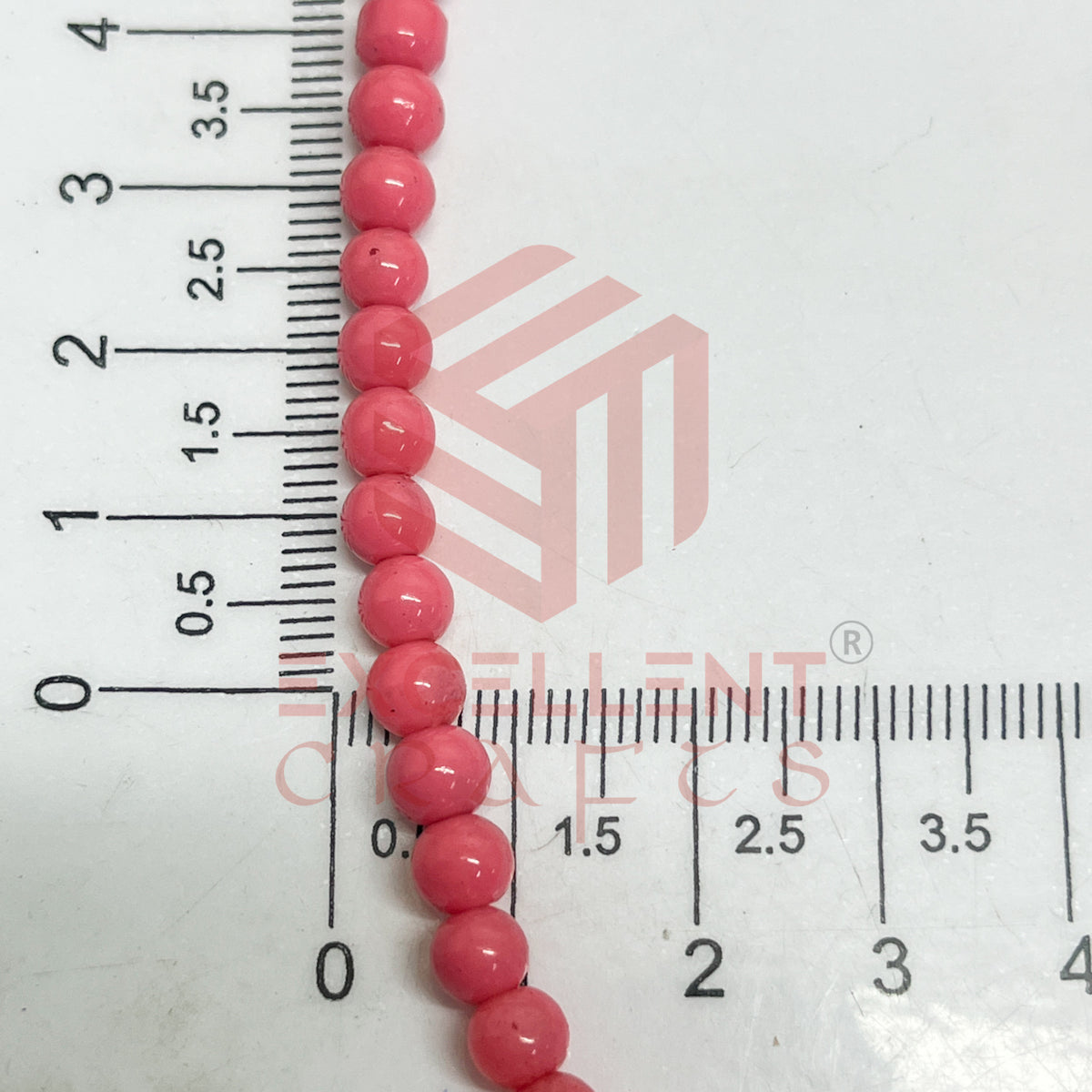 5mm Round Glass Beads (200 pcs)