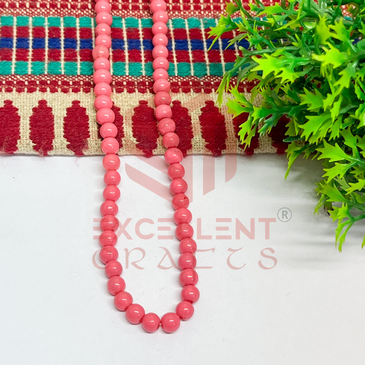 5mm Round Glass Beads (200 pcs)