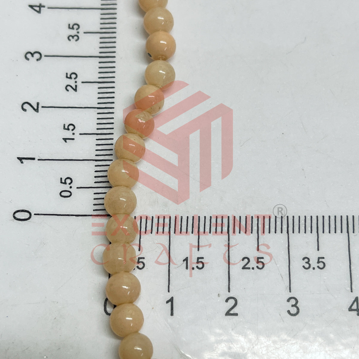 5mm Round Glass Beads (200 pcs)