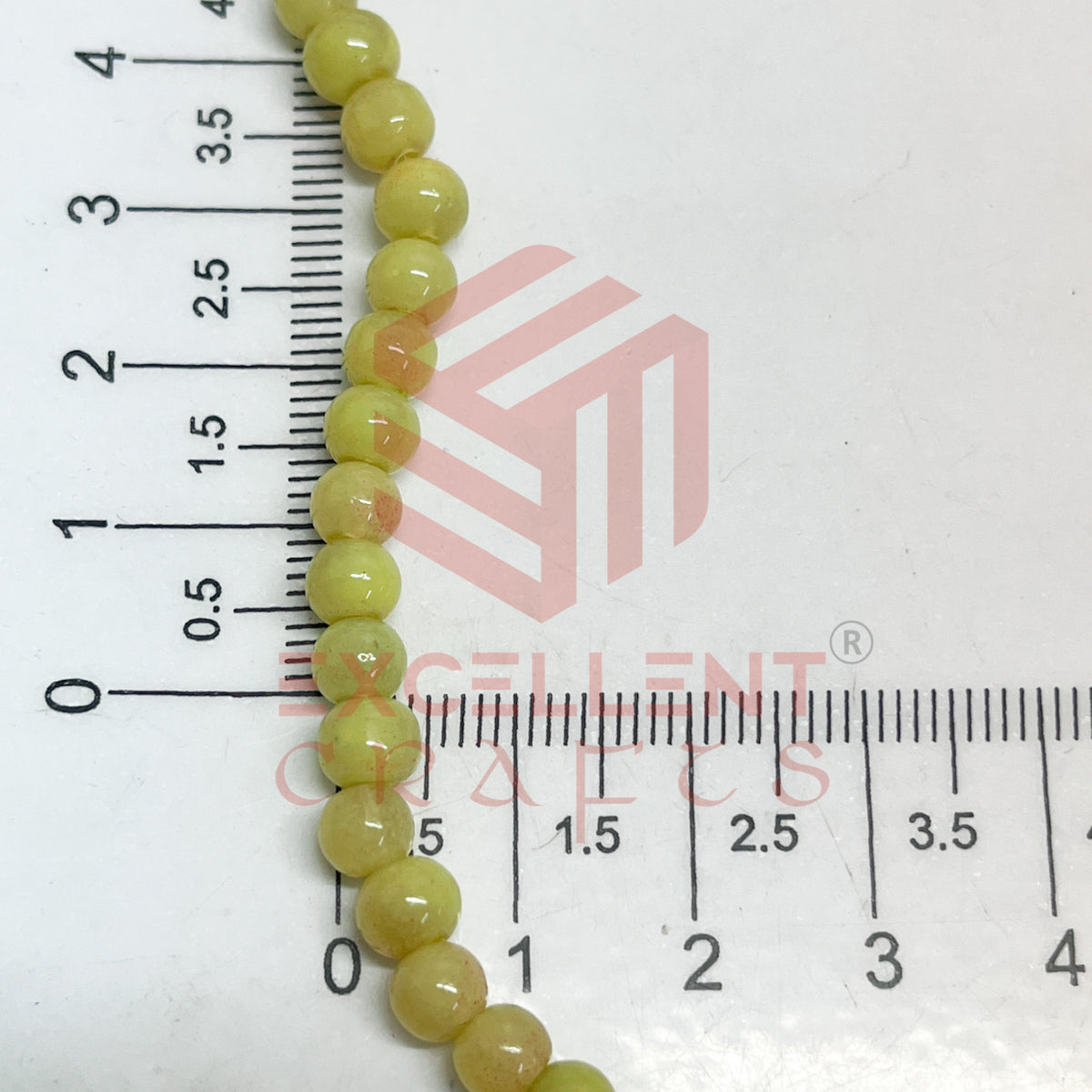 5mm Round Glass Beads (200 pcs)